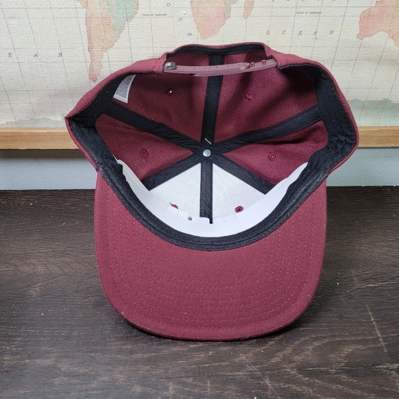 BRAND NEW Vans Classic Logo Snapback In Burgundy - Picture 5 of 6